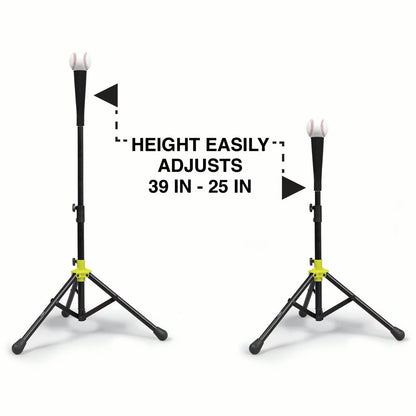 Adjustable Batting Tee for Baseball, Softball & T-Ball Training