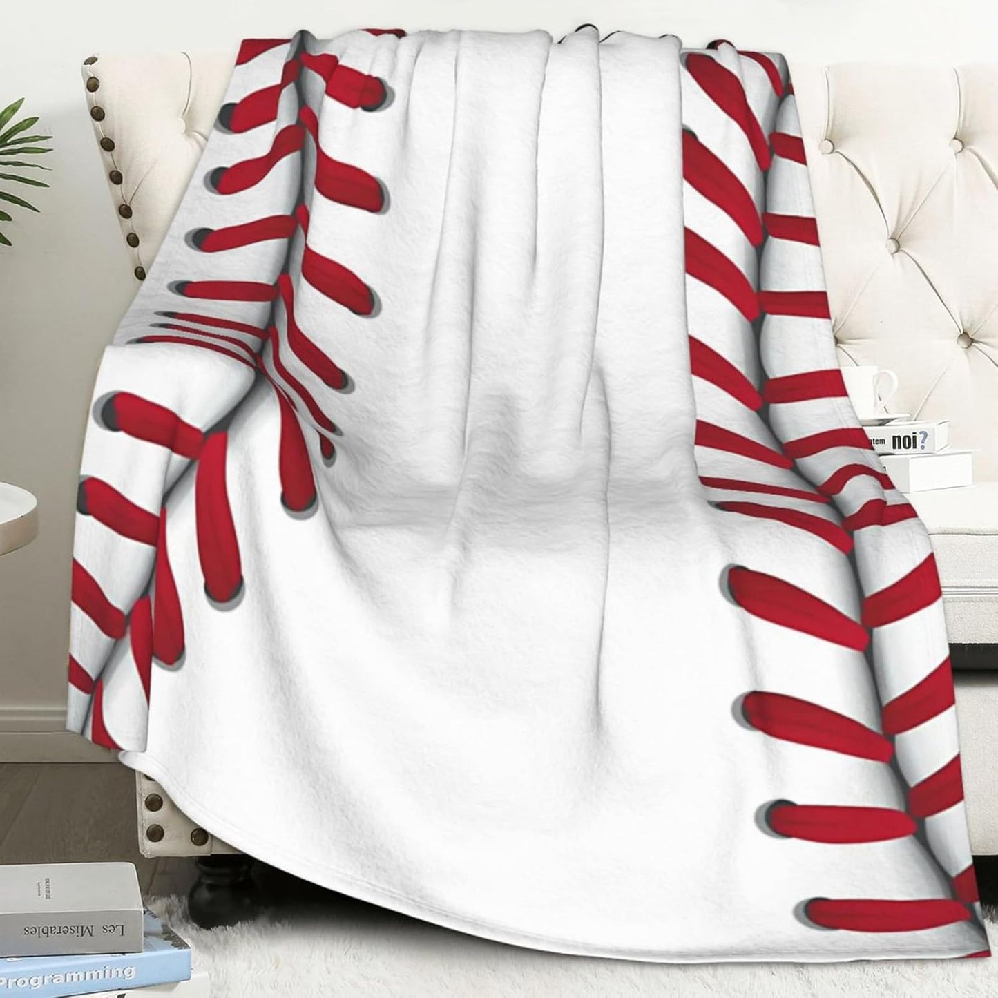 Baseball Blanket Baseball Gifts for Boys Girls 8-12 Team Coach Gifts Fleece Throw Blanket Birthday (40"X50", Baseball)