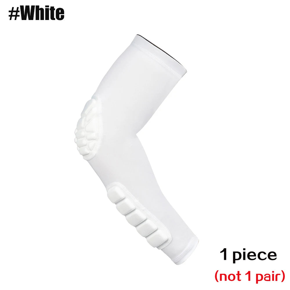 1PCS Arm Sleeves, Youth Adult Basketball Shooter Sleeves,Elbow Forearm Crashproof Pads for Football Basketball Volleyball Soccer