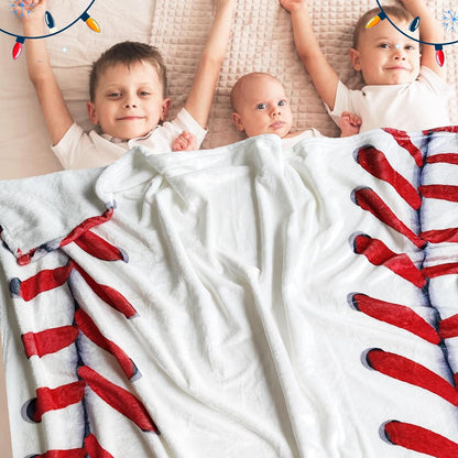 Baseball Blanket Baseball Gifts for Boys Girls 8-12 Team Coach Gifts Fleece Throw Blanket Birthday (40"X50", Baseball)