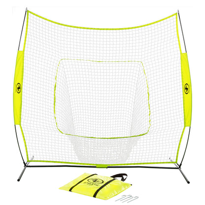 7Ft X 7Ft Hit Pitch Training Net for Baseball Softball Protective Screens, New, 11.02Lb