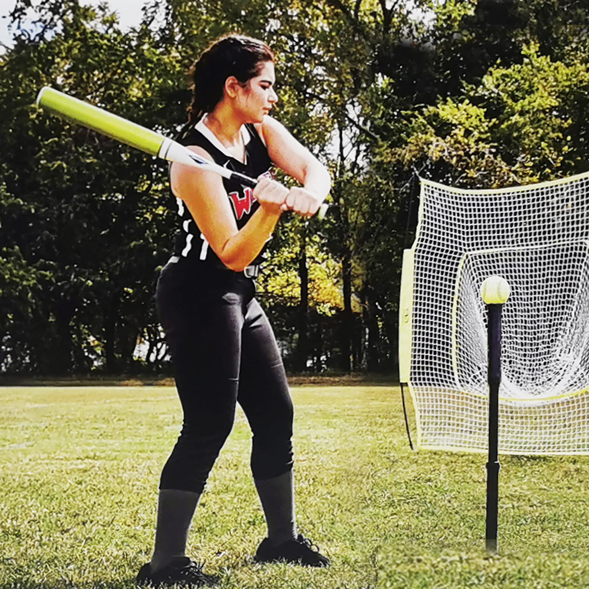 7Ft X 7Ft Hit Pitch Training Net for Baseball Softball Protective Screens, New, 11.02Lb